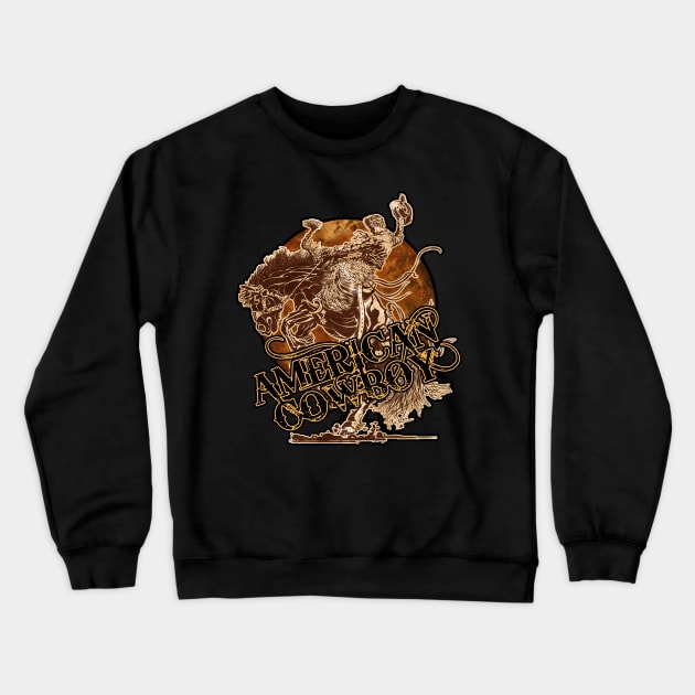 Bucking Bronco AC2 Crewneck Sweatshirt by wolfie5150